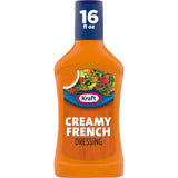 Kraft Creamy French Dressing – Creamy Salad Dressing for Elevated Everyday Nutrition, 16 fl oz