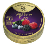 Cavendish & Harvey Wild Berry Hard Candy Drops – Premium European Sweets for the Discerning Adult Candy Lover