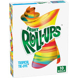 Fruit Roll-Ups Fruit Flavored Snacks Tropical Tie-Dye – Grab-and-Go Treat for Outdoor Birthday Parties