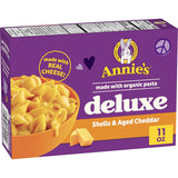Annie's Homegrown Creamy Deluxe Shells & Cheddar – Holiday Gift Idea for Families Who Love Clean-Label Pantry Staples, 11 oz
