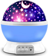 GOLUM Star Projector – Safe LED Night Light for Toddler Bedroom, Cool-to-Touch Star and Moon Ceiling Projection