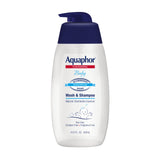 Aquaphor Baby Wash and Shampoo – One-Hand Pump Bottle for Safe Everyday Bathing of Infants