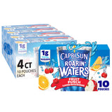 Capri Sun Fruit Punch Single-Serve Pouches for Camping and Road Trips – 40-Count Bulk Pack of No-Spill Kids Juice