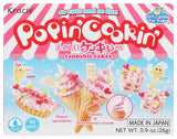 Kracie Popin' Cookin' DIY Candy Cake Kit – Compact Single-Serve Candy Craft for Clutter-Free Kitchen Counters