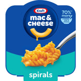 Kraft Original Spirals Mac & Cheese Bowl – Fast Microwave Lunch for Library Study Sessions