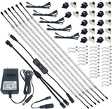 Litever Under Shelf Light Bar System – Barely-There Warm White Glow for Capsule Homes, Loft Closets and Edit Wardrobe Systems