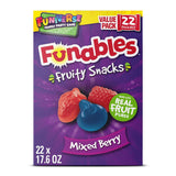 Funables Fruity Snacks Mixed Berry, Hostess-Ready Bulk Treat for Playdates and Family Gatherings, 22-Count