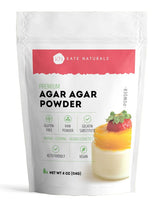 Kate Naturals Agar Agar Powder for Less-Is-More Lifestyles, Multi-Use Agar for Tissue Culture Snello & Everyday Gelling (4oz)