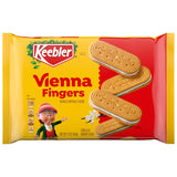 Keebler Vienna Fingers Sandwich Cookies 12 oz – No-Mess Lunchbox Cookie for School Lunches, Car Rides, and Playdate Treats