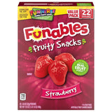 Funables Gluten-Free Fruit Snacks for Kids, Strawberry 0.8 oz Pouches (22 Count)