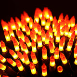 Brizled Candy Corn Lights – Family-Friendly Halloween Party Room Decor, No Flame No Wax Drip Design