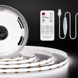 PAUTIX 5V USB COB LED Strip Light – Low Voltage Kids Bedroom Accent Light with No Hot Bulbs