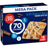 Fiber One 70 Calorie Bars for Car Cup Holder and Travel Mug, Cinnamon Coffee Cake Snack for Long Drives and Appointments