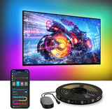 Govee TV LED Strip – Nursery-Safe Accent Light for Family Movie Nights, No Heat No Flame Design for 55-65 Inch TVs