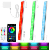 Aulanto RGB Under Cabinet Lights for Workbench, Bright Plug-In Lighting for Craft and Study Sessions