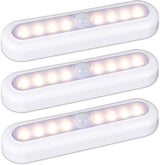 STAR-SPANGLED 3 Pack Motion Sensor Lights Indoor Battery Operated – Adjustable 90° LED Bar for Accent Lighting in Living Room and Closet