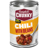 Campbell's Chunky Chili With Beans – Campsite One-Pot Dinner Over Rice or Hoecakes, 16.5 oz Can