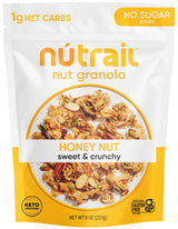 NuTrail Honey Nut Granola – Resealable Trail Snack for Camping and Hiking