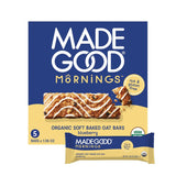 MadeGood Morning Blueberry Bars – Parent-Approved Snack for Birthday Parties and Field Trips, 5ct