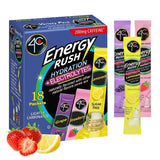 4C Energy Rush Electrolyte Stix – Practical Gift for the Fitness Lover or Busy Professional in Your Life, 18 Count