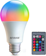 LuminWick Multicolor LED Bulb – Reading Nook and Lounge Ambiance Light with 4 Brightness Levels and Warm White 6500K