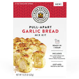 King Arthur Baking Company Pull-Apart Garlic Bread Mix Kit – Interactive Pull-Apart Loaf for Family Meals