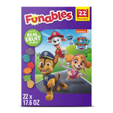 Funables PAW Patrol Gummy Snacks – Portion-Controlled 70 Calorie Snack for Healthy Habits, 22 Count