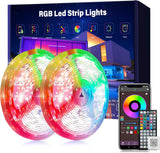 Aogistc Smart LED Strip Lights 148ft-250ft – Easy Install Dorm and Bedroom Lighting Kids Can Set Up Themselves