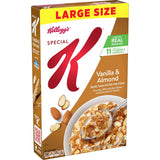 Kellogg's Special K Cereal for Wellness-Focused Home Kitchens, Low Fat Vanilla Almond with Dietary Fiber