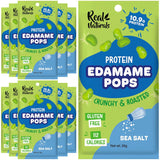 Roasted Edamame Beans Sea Salt – Durable Car Cup Holder Snack for Road Trips, 10 Packs
