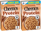 Cheerios Protein Cereal, Cinnamon – Wholesome School Morning Cereal for the Whole Family, Family Size Box