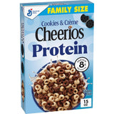 Cheerios Protein Cereal, Cookies and Crème – Sweet-Tasting Protein Cereal Safe for Gluten-Free Households