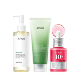 Anua Clean Beauty Essentials – Uncluttered Double Cleanse System with Niacinamide Serum, No Extras Needed