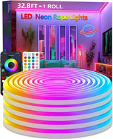 Toddler Bedroom Mood Light – Cuttable Diffused Neon Rope with Remote Control