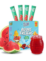 Klass Aguas Frescas Variety Pack | Picnic and Outdoor Gathering Beverage | Sugar-Free Horchata, Mango, Watermelon, Passionfruit & Pineapple (40 Packs)