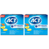 ACT Dry Mouth Lozenges With Xylitol, 36-Count, Sugar Free Honey-Lemon – Backpack Lozenges for Road Trips and Day Hikes