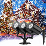 [Brand] Snowflake Projection Light – Festive Seasonal Gift for Mom, Dad, and Neighbors