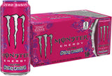 Monster Energy Ultra Punk Punch Zero Sugar 16oz Energy Drink 15 Pack for Road Trip Long Drive Alertness and Highway Companion