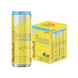 Red Bull Sugarfree Summer Edition Energy Drink – Limited-Edition Flavor Gift for Energy Drink Fans, 12oz 4 Pack