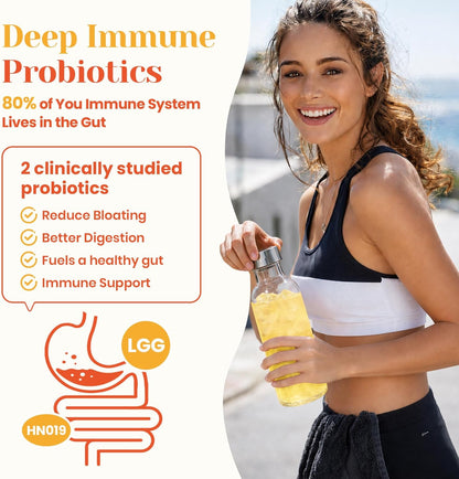 Venture Pal 2-in-1 Hydration + Immune Electrolyte Powder – Thoughtful Wellness Gift for Her, with Elderberry, Turmeric & Probiotics, 16 Sticks