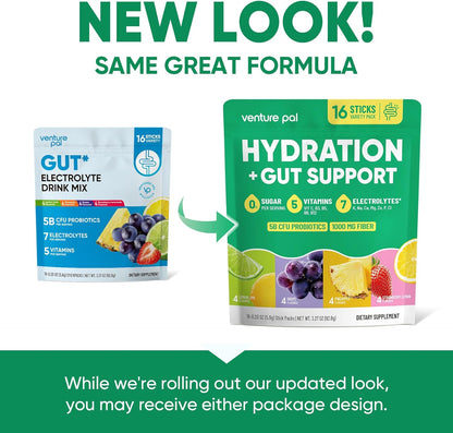 Venture Pal 2-in-1 Hydration Packets – Thoughtful Wellness Gift for Mom, Wife, and Friends Who Prioritize Clean Hydration