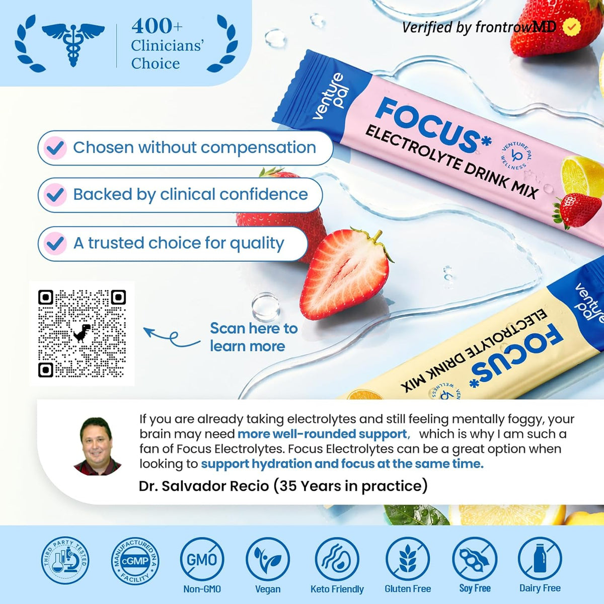 Venture Pal Hydration & Focus Packets – Thoughtful Wellness Gift for Mom on Her Birthday or Mother's Day