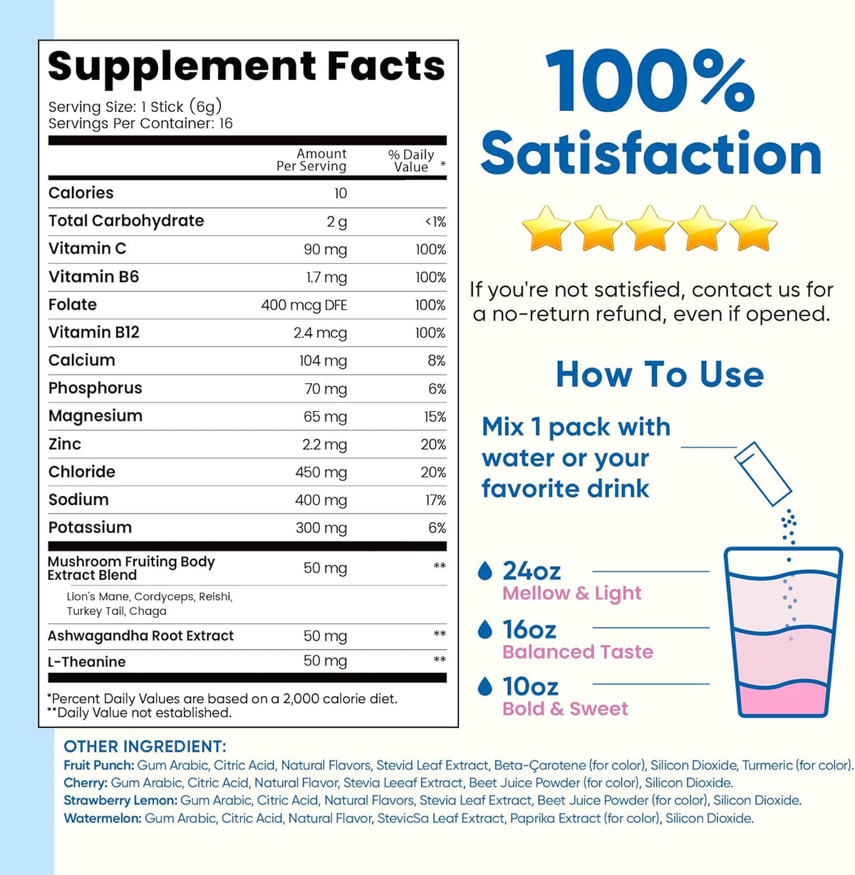 Venture Pal Hydration & Focus Packets – Thoughtful Wellness Gift for Mom on Her Birthday or Mother's Day