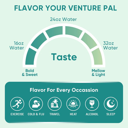 Venture Pal Sugar Free Hydration Mix – Travel-Friendly Electrolyte Sticks for Hiking and Open-Air Adventures