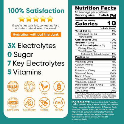 Venture Pal Sugar Free Hydration Mix – Travel-Friendly Electrolyte Sticks for Hiking and Open-Air Adventures