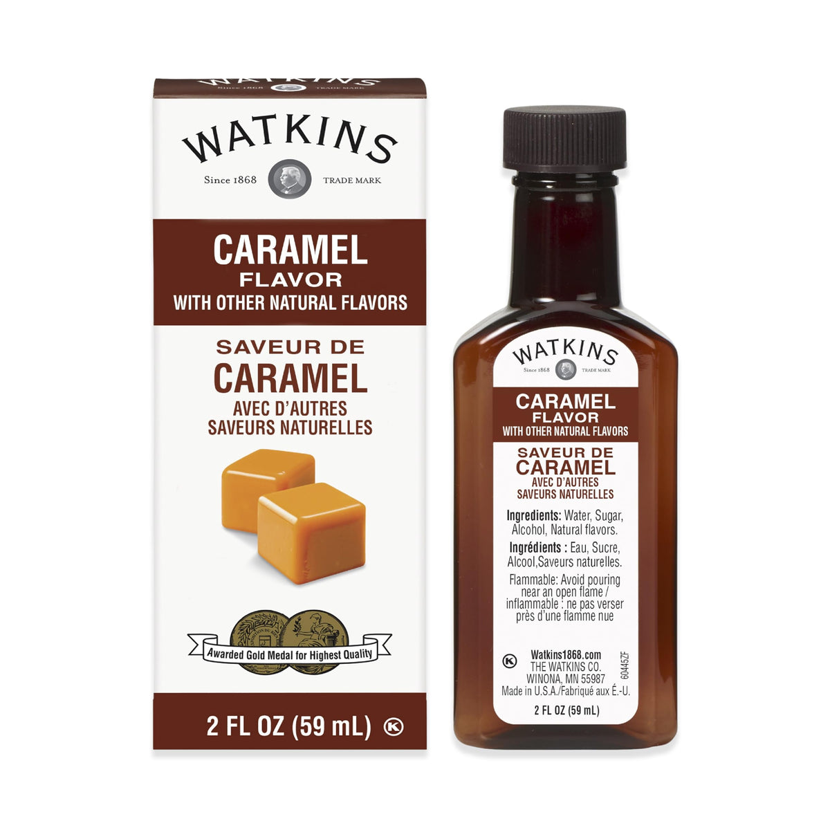 Watkins Caramel Flavor, 2 Fl. Oz., 1-Pack