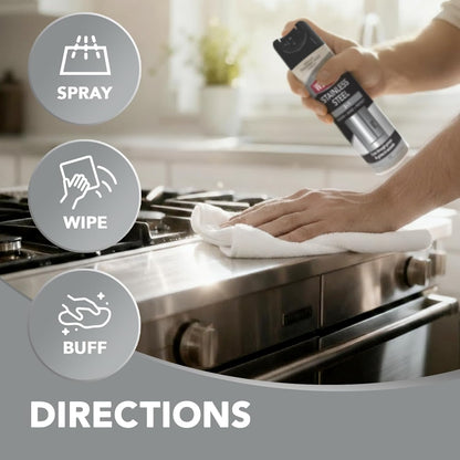 Weiman Stainless Steel Cleaner & Polish – Birthday Gift for Mom & Women Who Love a Tidy Home