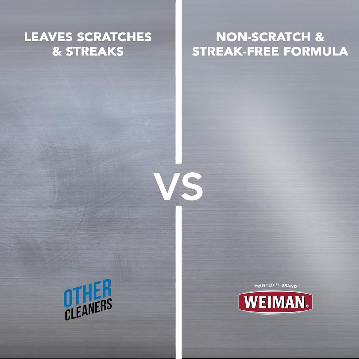 Weiman Stainless Steel Cleaner & Polish Kit – Backyard Patio Grill Care, Weather-Residue Remover for Outdoor Cooking Stations