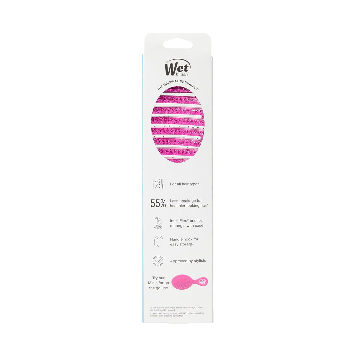 Wet Brush Detangler Hair Brush – Effortless Minimalist Hair Tool, One-Brush Solution for Wet and Dry Hair Routines