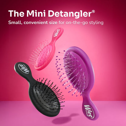 Wet Brush Disney Minnie Mouse Mini Brush - Collectible Gift for Best Friend, Pain-Free Detangler